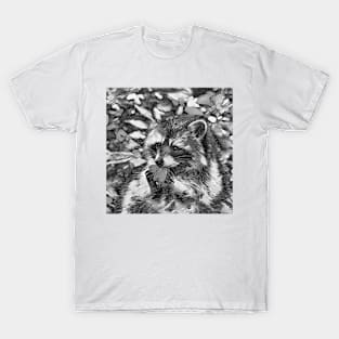 AnimalArtBW Raccoon 01 T-Shirt